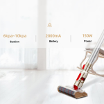 Cordless Vacuum - Lightweight 150W Handheld