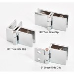 Glass Hinge - 0/90/180 Degree No Hole