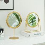 Vanity Mirror - Gold Frame Portable