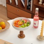 Fruit Plate - Vintage Wooden Stand Home Decor