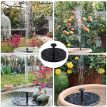 Solar Fountain - 4 Nozzle Bird Bath Pump