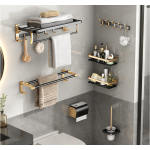 Bathroom Basket - Aluminum Storage Organizer