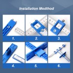 Drill Guide - Punch Locator Handle Jig