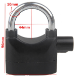 Alarm Padlock - 110db Siren Bike Lock