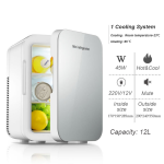 Mini Fridge - 20L Compact Cooler Warmer AC/DC