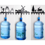 Coat Hooks - Black Metal Animal Wall