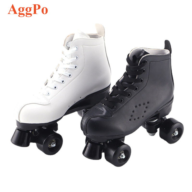 Roller Skates - Unisex Double Row Flash Wheels