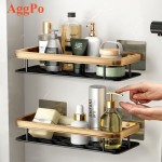 Bathroom Basket - Aluminum Storage Organizer