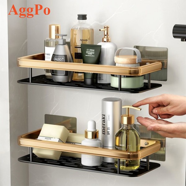 Bathroom Basket - Aluminum Storage Organizer
