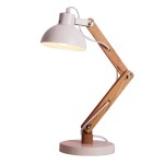 Desk Lamp - Wooden Adjustable Arm