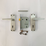 Door Handle Lock - Key Entry Aluminum