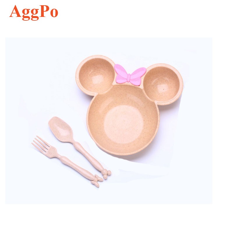 Children Bowl - Wheat Mickey Cartoon Tableware