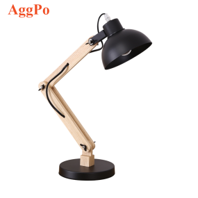 Desk Lamp - Wooden Adjustable Arm