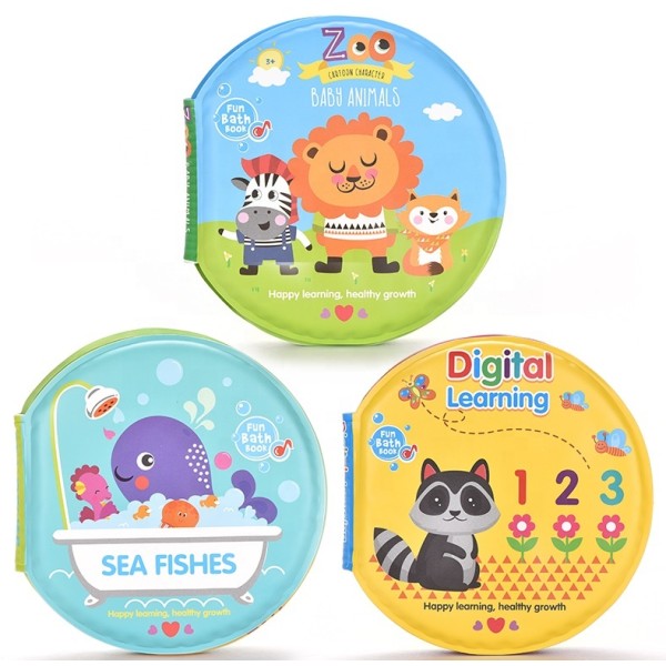 Bath Crinkle Book - Waterproof Cloth Books