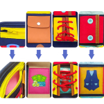 Felt Busy Board - Montessori Basic Skills Activity