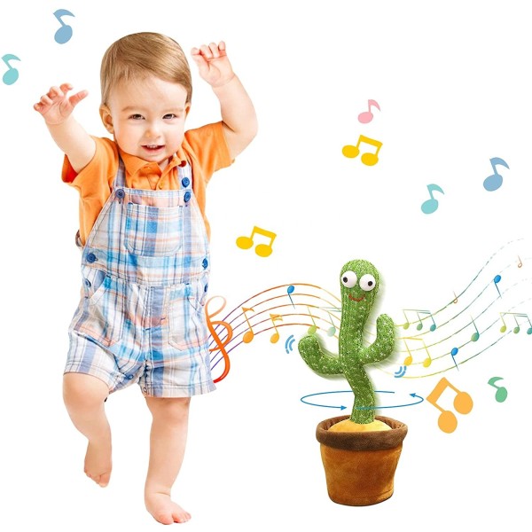 Swinging Cactus Toy - Singing Dancing Plush