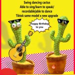Swinging Cactus Toy - Singing Dancing Plush