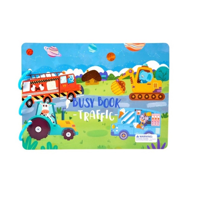 Reusable Sticker Book - Vehicles Car Preschool