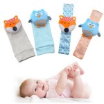 Baby Rattle Socks - Plush Foot Finder Toy