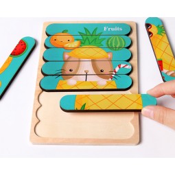3D Wooden Puzzle - Animal Story Stacking