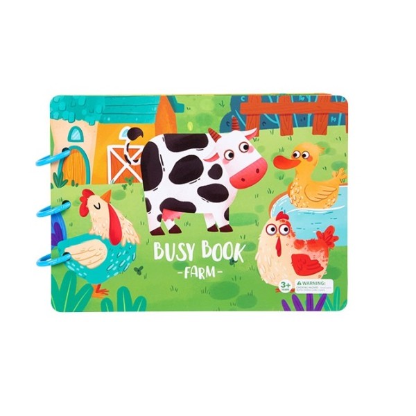 Farm Quiet Book - Interactive Early Educational