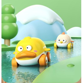 Wind up Bath Toy - Animal Amphibious Car