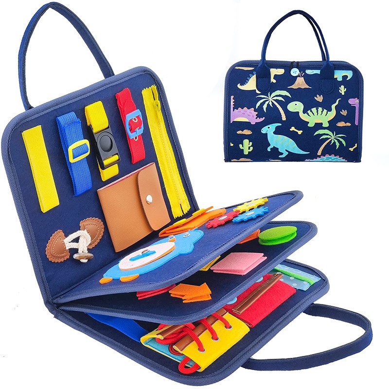 Busy Board Bag - Sensory Autism Montessori