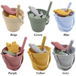 Beach Sand Toy - Silicone Bucket Set