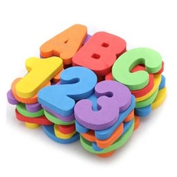 Bath Letters Set - 36pcs Eva Foam Numbers