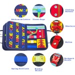 Busy Board Bag - Sensory Autism Montessori