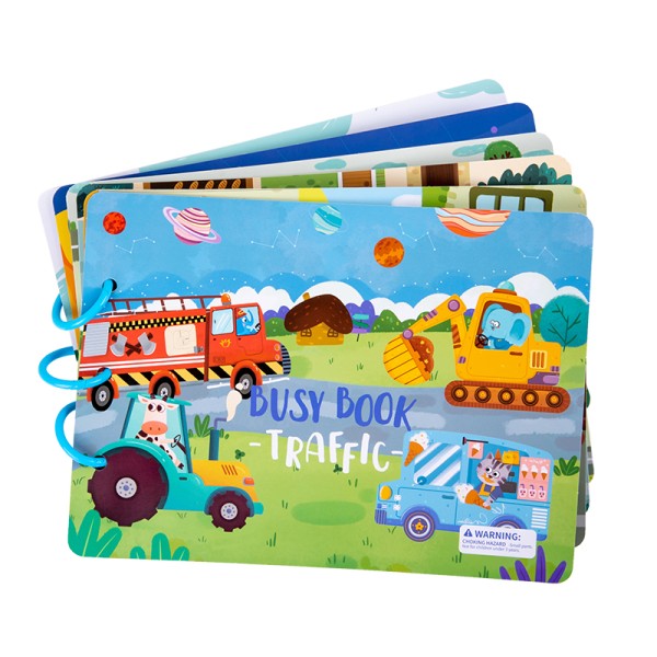 Animals Busy Book - Preschool Educational Toy