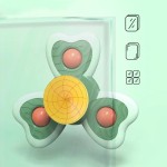 Bath Spinner Toy - 3pcs Animal Rattle Fidget