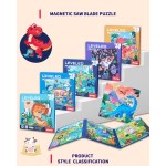 Magnetic Puzzle Book - 3-in-1 Montessori DIY