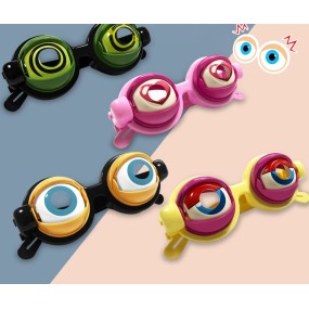 Party Glasses - Plastic Eye Prank Halloween Toy