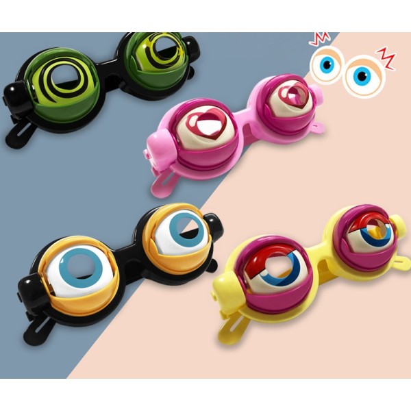 Party Glasses - Plastic Eye Prank Halloween Toy