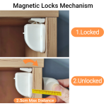 Baby Safety Lock - Magnetic Cabinet Door