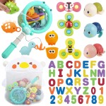 Anti-slip Bath Stickers - Alphabet Floating Set