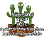 Swinging Cactus Toy - Singing Dancing Plush