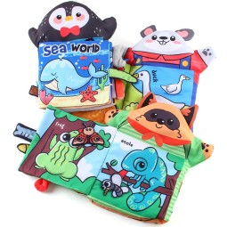 Hand Puppet Set - 3D Cloth Animal Finger Puppet