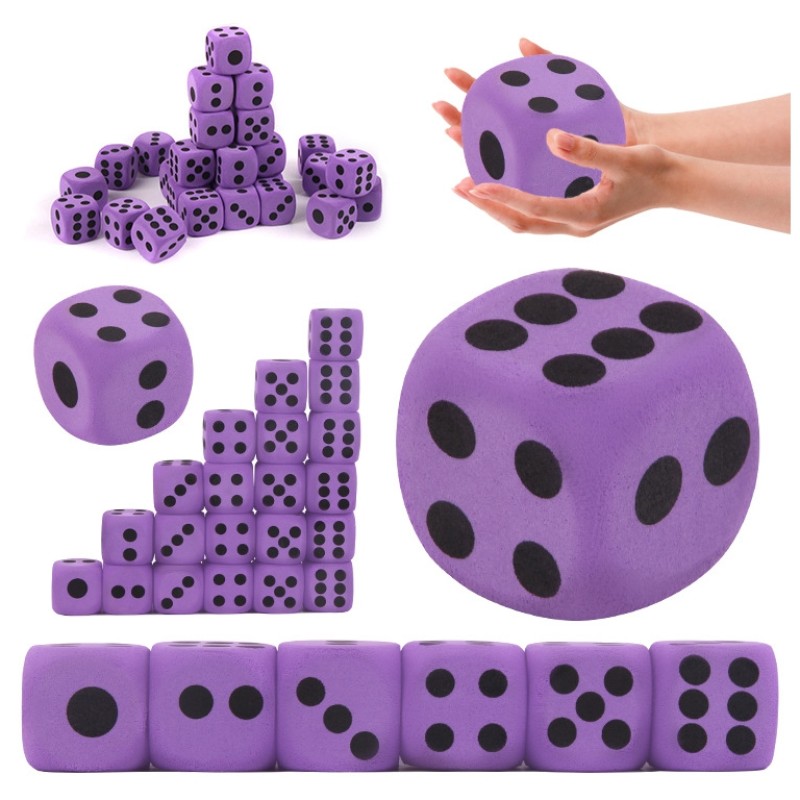 Foam Dice - Game Props Custom Shape
