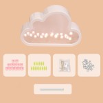 LED Cloud Lamp - DIY Tulip Shape Luminous