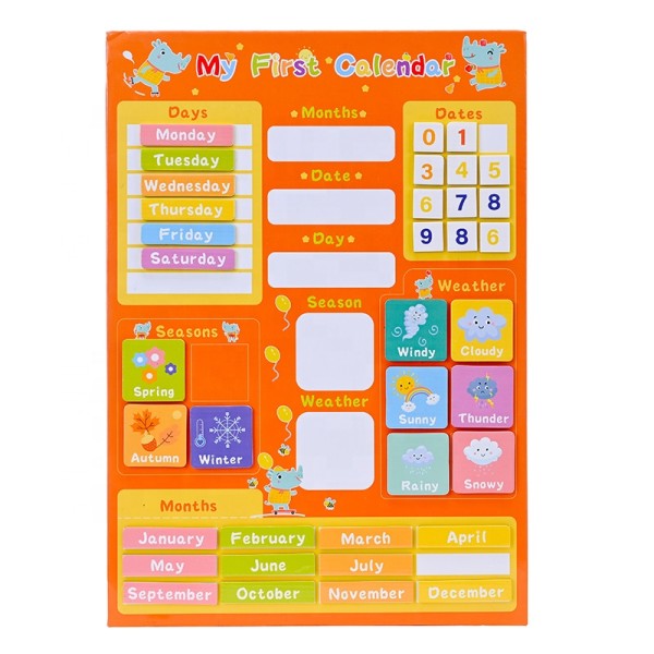Learning Calendar - Toddler Cognitive Board