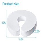 Baby Door Stop - White Foam Safety