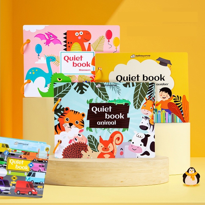 Felt Quiet Book - Montessori Toddler Activity