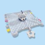 Plush Security Blanket - Swaddle with Teether