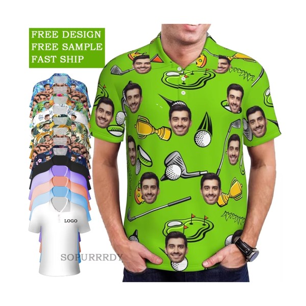 Custom Polo Shirt Factory - Quick Dry Slim Fit Personalized Golf Shirt