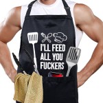 Custom Apron Factory - Full Printing Unisex Cotton Bib Apron with Pocket