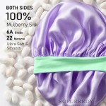 Custom Silk Bonnet Factory - Large Double Layer Hair Wrap Silk Sleeping Cap