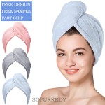 Custom Hair Towel Factory - Microfiber Anti Frizz Hair Wrap Turban Towels