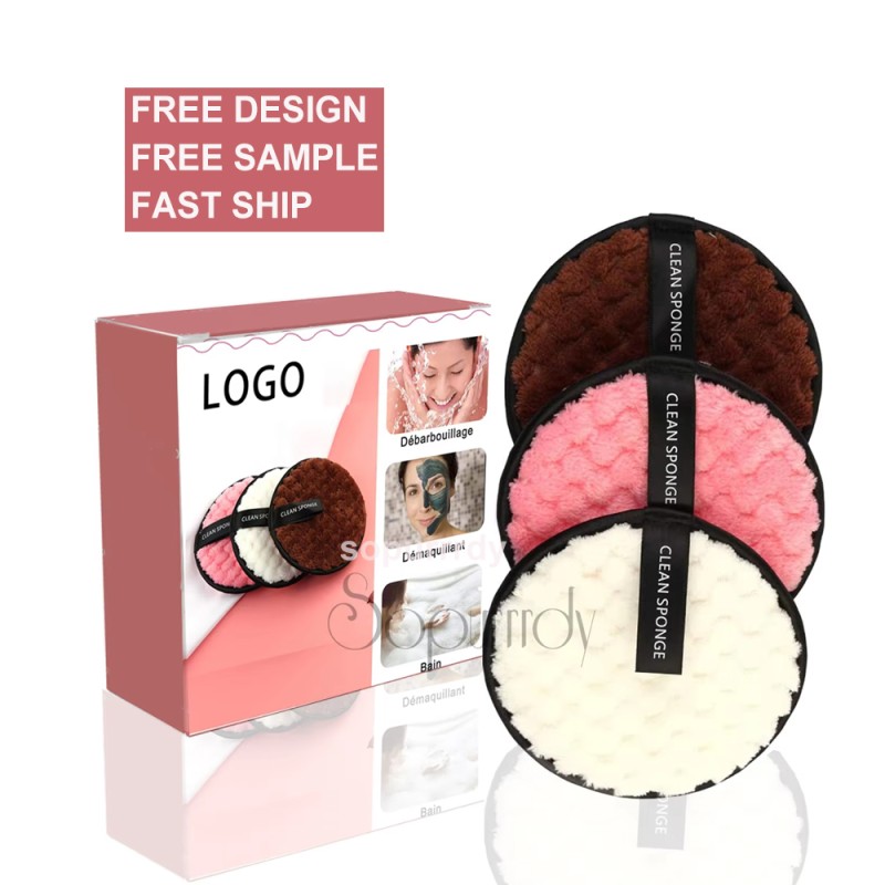 Custom Makeup Remover Pads Manufacturer - Reusable Microfiber Face Cleansing Pads
